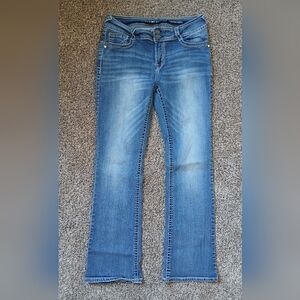 Wallflower Women's Light Blue Boot Cut Jeans